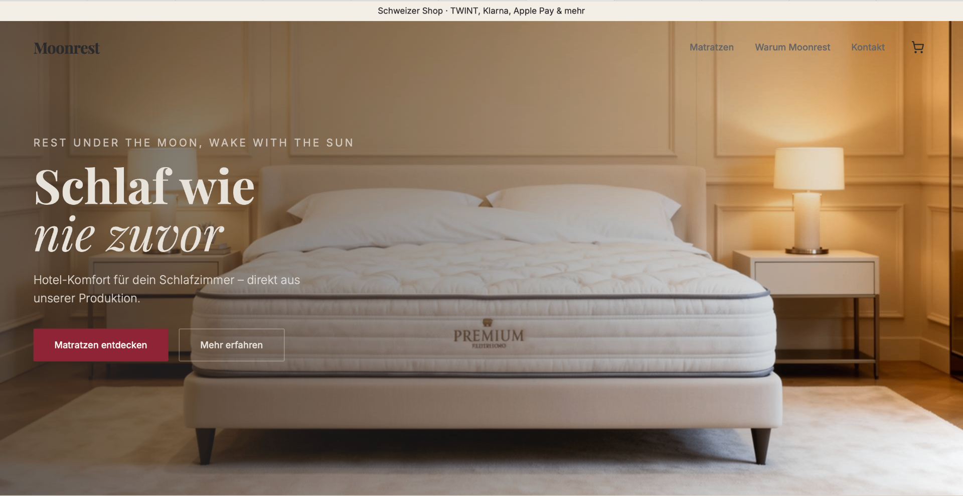 moonrest.ch Website